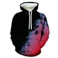 thumbnail image 1 of Long Sleeve Pullover For Men Vintage Graphic Streetwear Hooded Sweatshirt Winter Fall Y2k Office Lounge Hoodie Hot Pink XL, 1 of 4