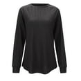 thumbnail image 1 of Long Sleeve Ribbed Thermal Base Layer Shirt Brushed Fabric Elegant Fashionable Cold Weather Comfort And Style, 1 of 5