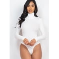 thumbnail image 1 of Long Sleeve Ribbed Turtle Neck Bodysuit, 1 of 9