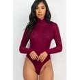 thumbnail image 1 of Long Sleeve Ribbed Turtle Neck Bodysuit, 1 of 9