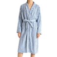 thumbnail image 1 of Long Sleeve Robes for Women Fluffy House Coat Oversized Soft Women's Sleepwear Spa Womens Bathrobe Navy, 1 of 4