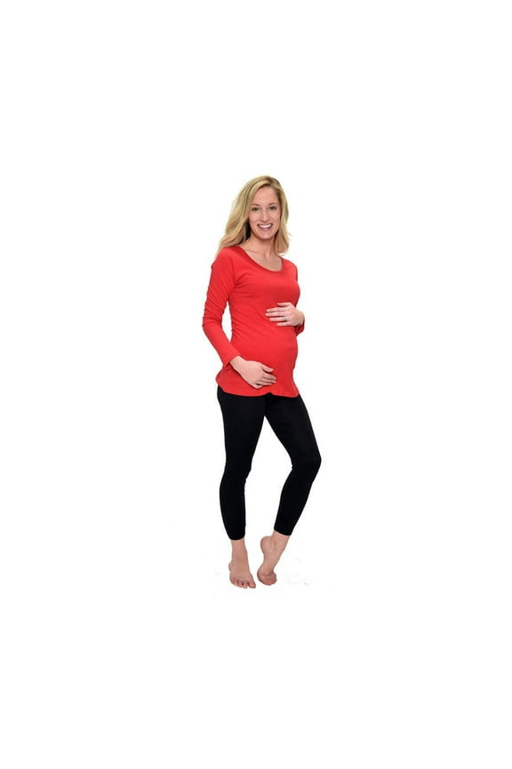 Women Long Sleeve Maternity T-Shirt