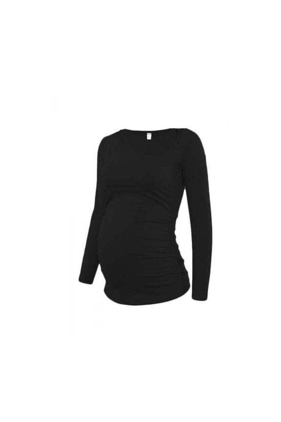 Women Long Sleeve Maternity T-Shirt
