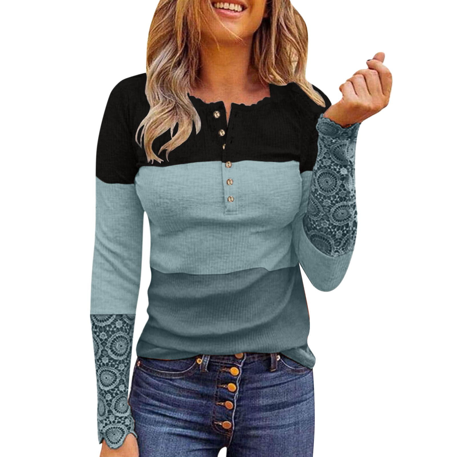 Women's Simple Loose Long-sleeved Lapel Shirt main image 0