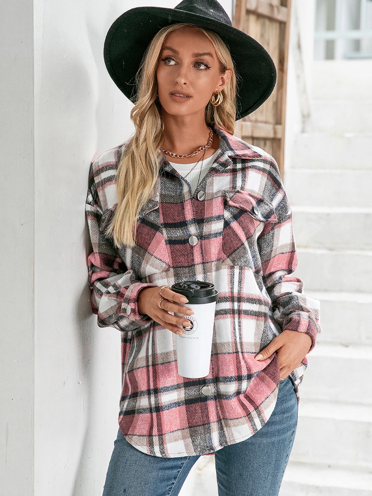 Plaid Shirt Womens
