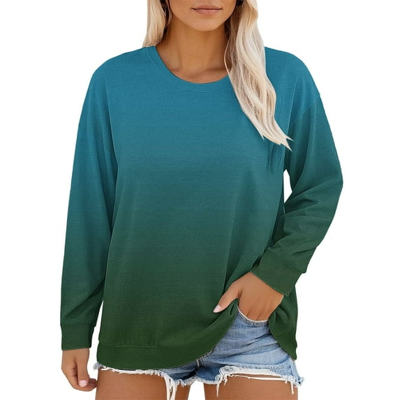 Long Sleeve Shirts For Women Plus Size Neck T Shirts Tops Casual Summer Tshirts Loose Fit Tee Womens Long Sleeve Tops