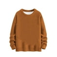 thumbnail image 1 of Long Sleeve Shirts For Women Sweatshirt U Neck d Shirt Loose Casual Fall Fashion Sweater Womens Long Sleeve Tops, 1 of 4