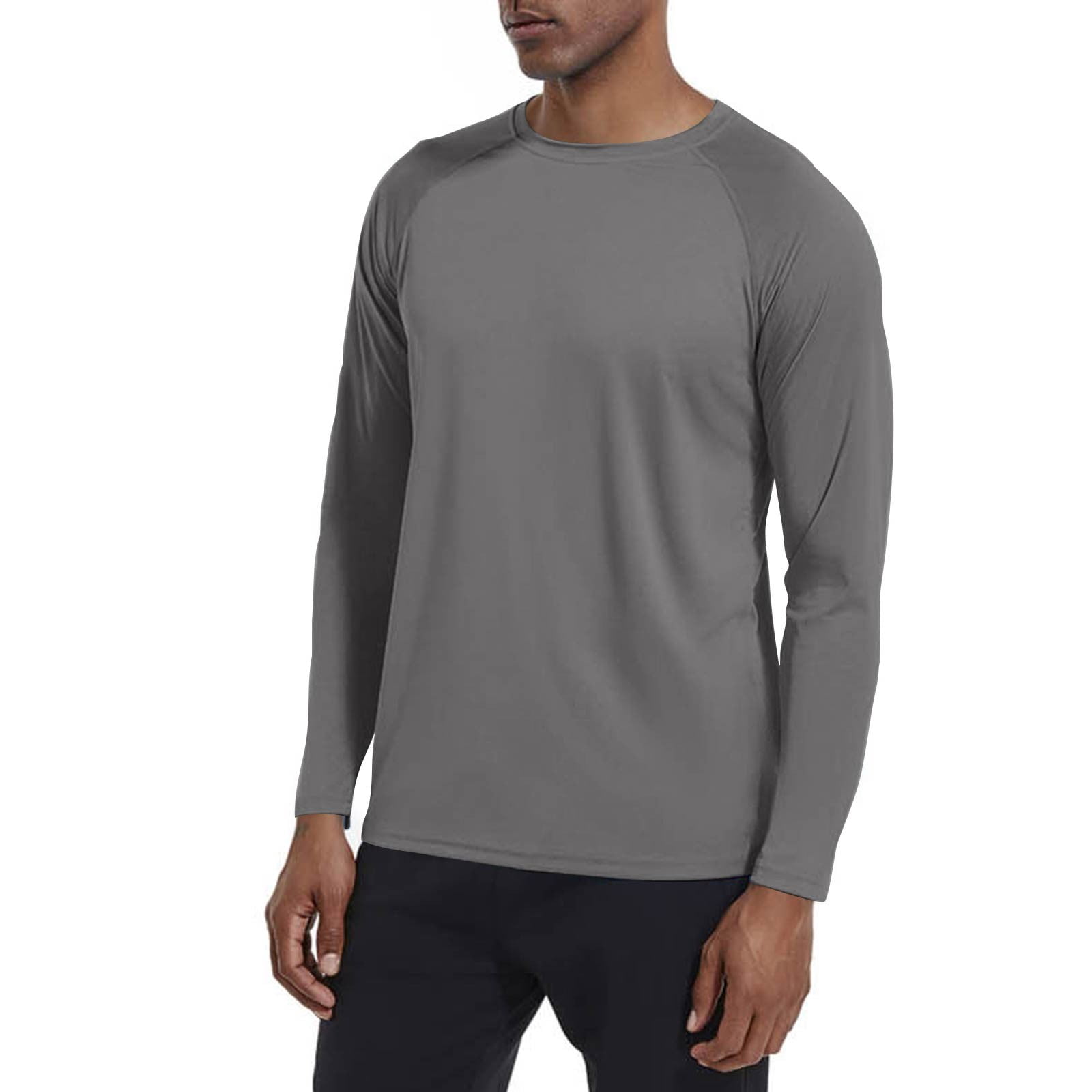 Men's Sun Protection Long Sleeve Half-Zip T-Shirt