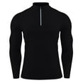 thumbnail image 1 of Long Sleeve Shirts for Men, Men's Athletic Compression Shirt Running Shirts, 1 of 6