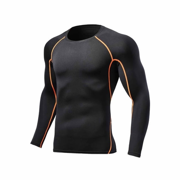 Long Sleeve Shirts for Men, Men's Compression Shirts Long Sleeve Workout Gym T-Shirt Running Top Cool Dry Sports Baselayer Undershirts