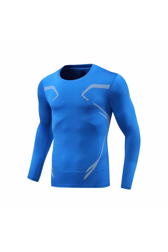 Long Sleeve Shirts for Men, Men's Compression Shirts Long Sleeve Workout Gym T-Shirt Running Top Cool Dry Sports Baselayer Undershirts