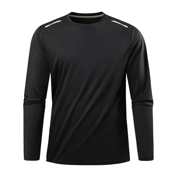 Long Sleeve Shirts for Men, Men's Long Sleeve Athletic Running Gym Workout Tee Shirts