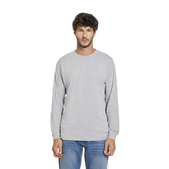 Long Sleeve Shirts for Men Premium Jersey Long Sleeve Tee Blank Mens Tshirts 100% Cotton S M L XL 2XL 3XL