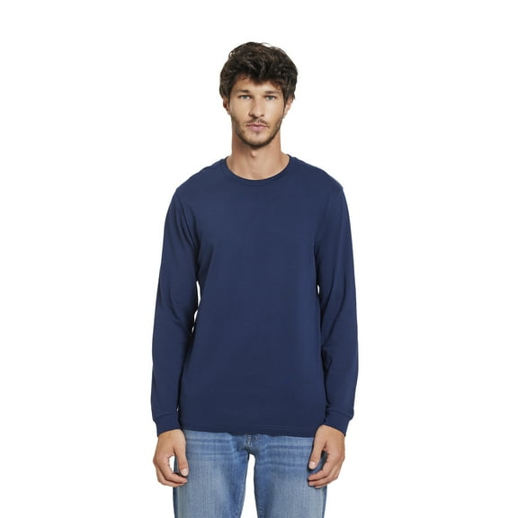 Long Sleeve Shirts for Men Premium Jersey Long Sleeve Tee Blank Mens Tshirts 100% Cotton S M L XL 2XL 3XL