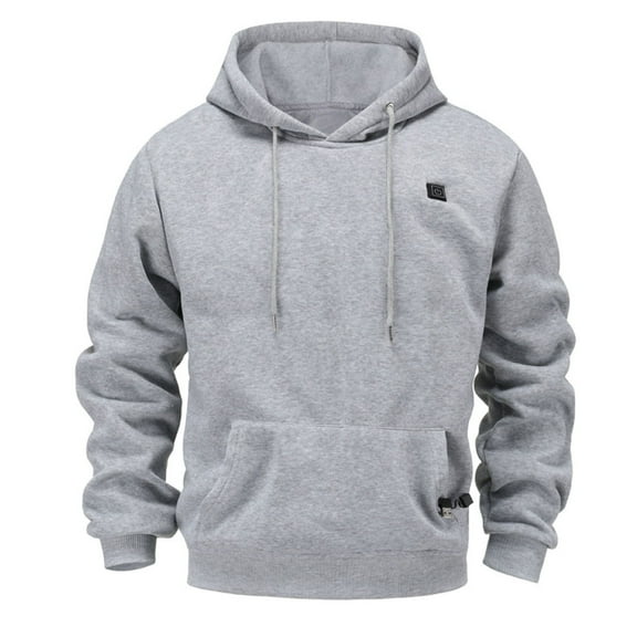 Long Sleeve Shirts for Men with Hoodie Men's Color Block Pullover Fleece Hoodie Long Sleeve Casual Sweatshirt with Pocket