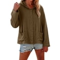 thumbnail image 1 of Long Sleeve Shirts for Women Casual Fall Travel Essentials Basic Tee Tops, 1 of 3