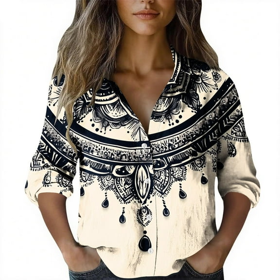 Women's Long Sleeve Shirts Under $10 - Casual Comfortable Solid Color Round-Neck Tops for Everyday Wear