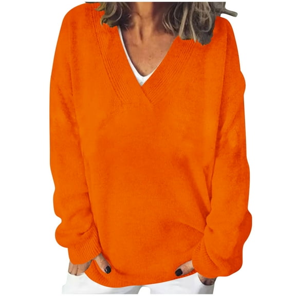 Long Sleeve Shirts for Women Women's Long Sleeve V-Neck Hollowed Out Solid Color Casual Blouses Shirt