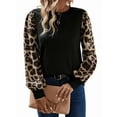 thumbnail image 1 of Long Sleeve Shirts for Women Color Block Raglan Tops Casual Crewneck Basic Tees Fall Fashion Clothes, 1 of 8