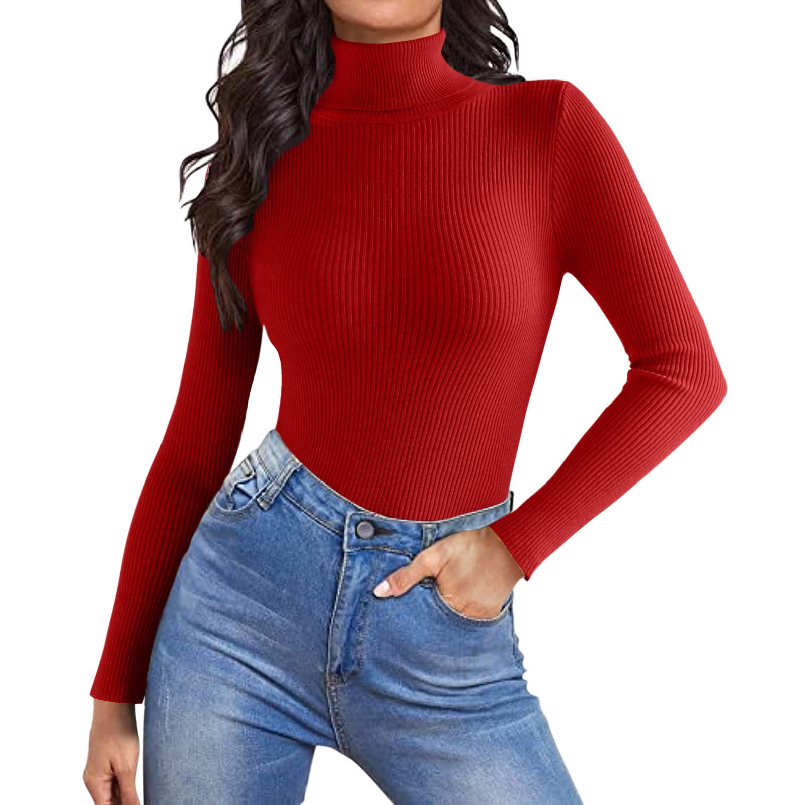 Long Sleeve Tops Lady's Bottoming Shirt Clothing – Women's Top