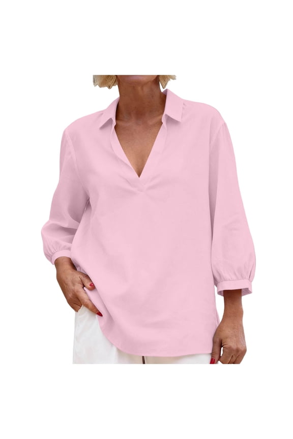 Long Sleeve Shirts for Women, Women Leopard Print Ruffle V Neck Top Long Long Sleeves Work Business Blouses Shirt