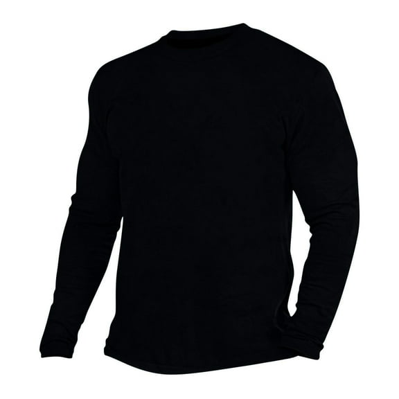 Long Sleeve Solid Round Neck Casual Athletic Pullover Shirt for Running, Hiking, , and Outdoor Activities