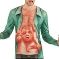 thumbnail image 1 of Long Sleeve Stomach Baby Costume Tee (Front/Back) Long Sleeves - Sublimation, 1 of 2