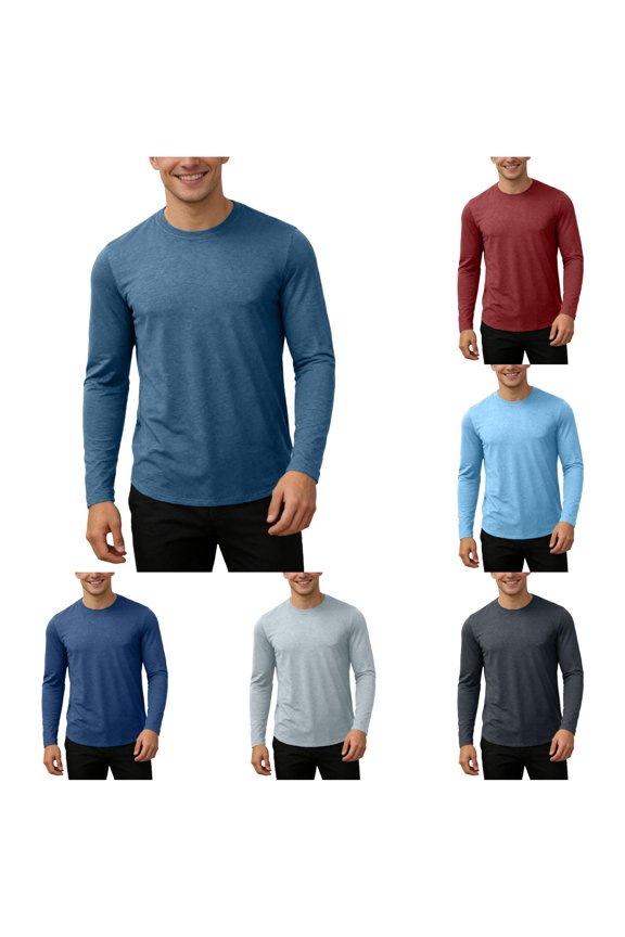 Long Sleeve Sun T Shirt Breathable UPF Shirt Casual Outdoor Athletic Performance Top Large Mens Shirts T Shirts Big Men T Shirts