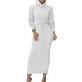 thumbnail image 1 of Long Sleeve Sweater Maxi Bodycon Skirt Two Piece Set, 1 of 7