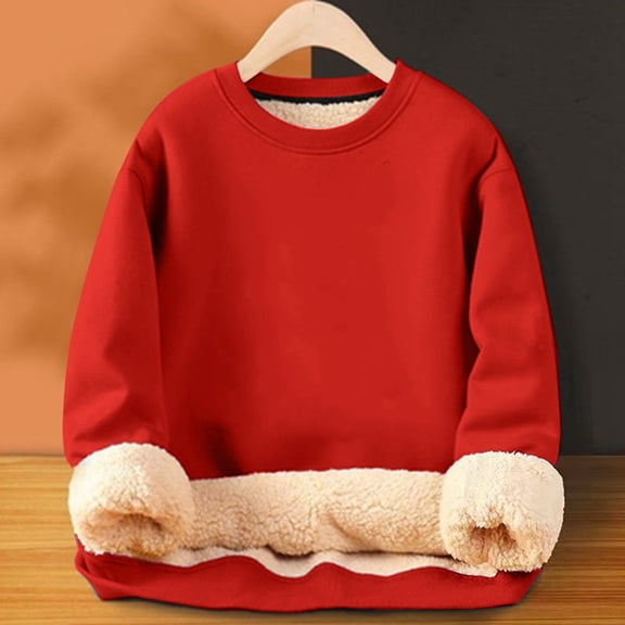 Long Sleeve Sweatshirt For Women Fashion Solid Color Loose And Fleece Casual Comfortable Thickened Hoodie Tops Clothes With Pocket