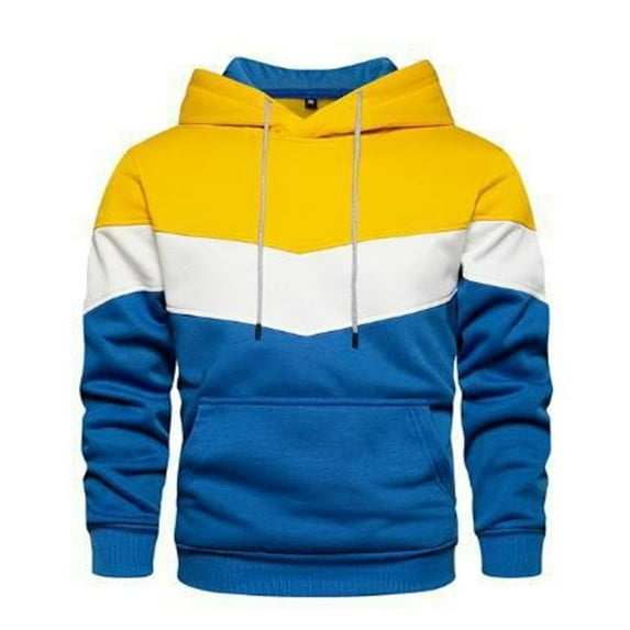 Long Sleeve Sweatshirt For Women Trendy Oversized Sweatshirt For Men Color Blocked Loose Casual Jacket With Side Seam And Hooded Hoodie Winter Pullover Jumper Tops