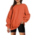thumbnail image 1 of Long Sleeve Sweatshirts Tops for Womens Casual Crew Neck Tunic Sweatshirts Loose Pullover Top Shirts, 1 of 2