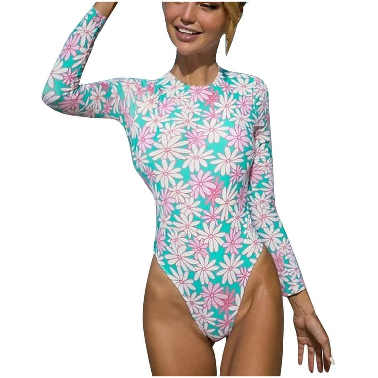Long Sleeve Swimsuits for Women Modest Swimsuits Sexy Women