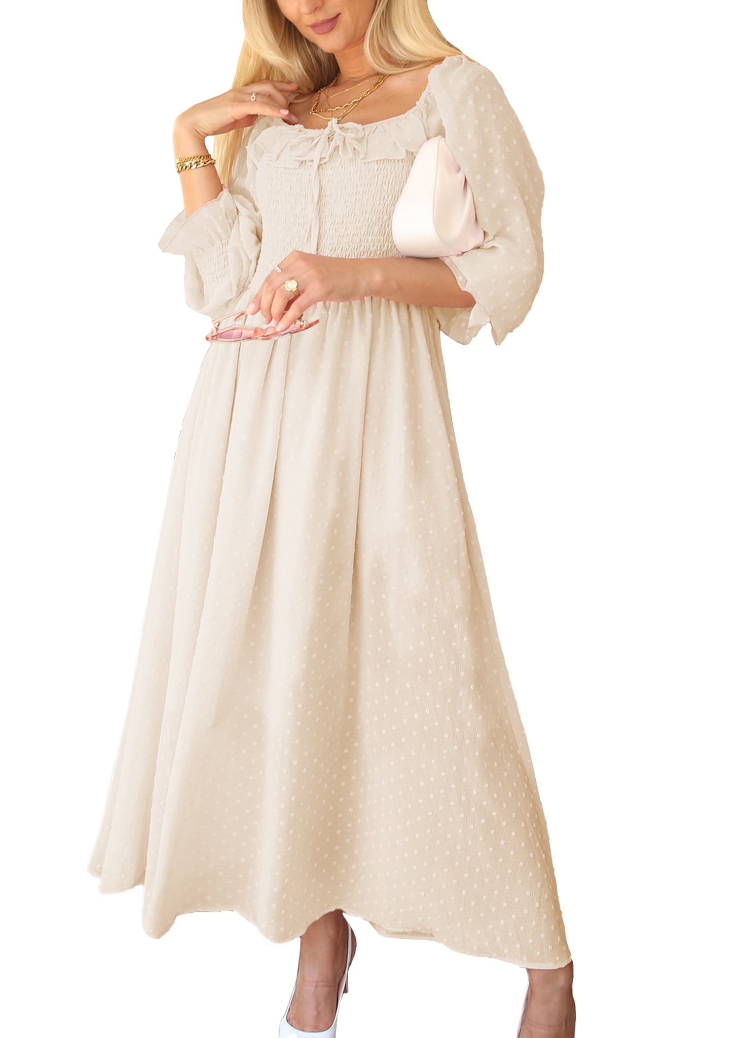 heather grey long sleeve dress Light Grey Wool Dress with A-Line Silhouette and Peter Pan Collar – Xiaolizi