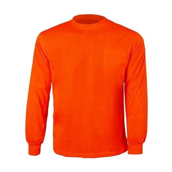 Long Sleeve T-Shirt, Orange - 5XL
