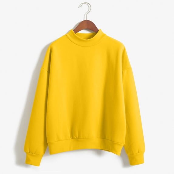 Long Sleeve T Shirts for Women Solid Color Y2K Summer Tees Crewneck Casual Regular Fit Top
