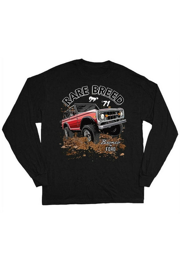 Long Sleeve T-shirts Mens Graphic Tees Ford Bronco