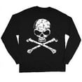 thumbnail image 1 of Long Sleeve T-shirts Mens Graphic Tees Skull and Crossbones, 1 of 1