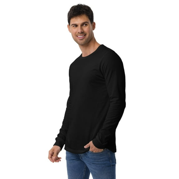 Long Sleeve Tee (Unisex) (Black, XS)