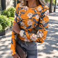 thumbnail image 1 of Long Sleeve Thermal Shirt for Women Tops Fall Crew Neck Casual Basic T-Shirts, 1 of 7