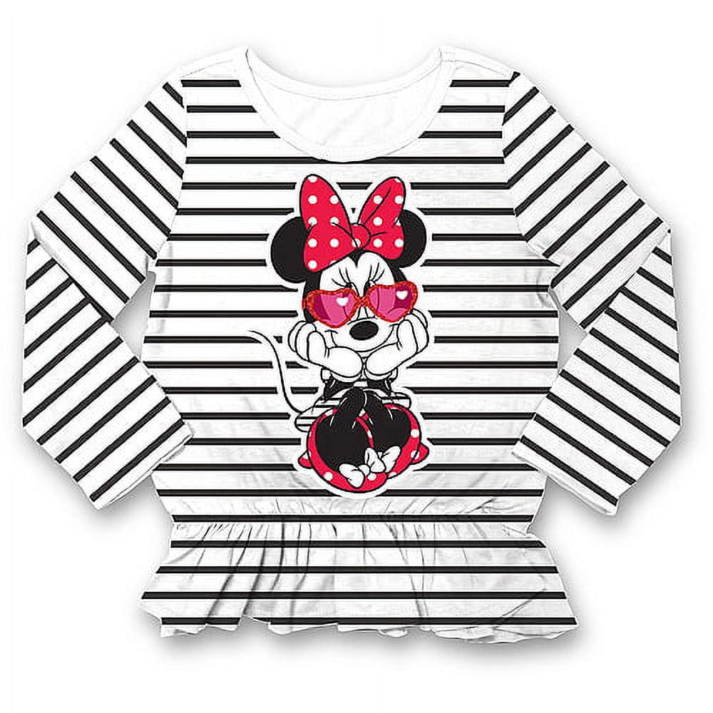 Long Sleeve Toddler Girl Peplum Fashion Top