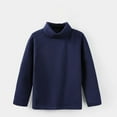 thumbnail image 1 of Long Sleeve Toddler Shirt Collar Print Toddler Basic Comfy Tee Boys Long Sleeve Undershirts for Little Kids 5-6 Years, 1 of 4