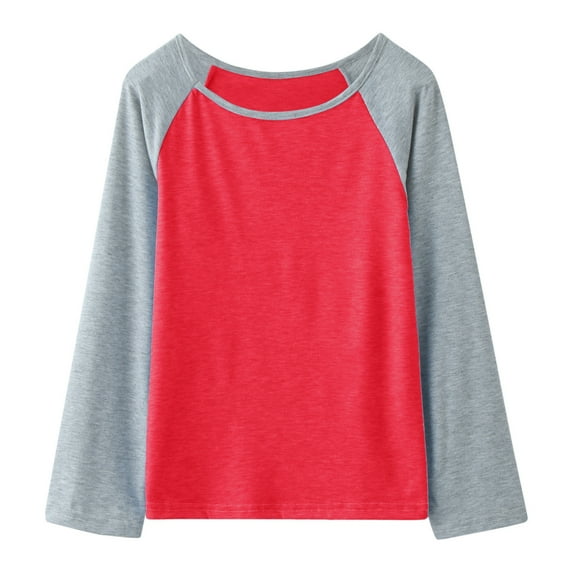 Long Sleeve Toddler Shirt Colored Print Toddler Pullover Boys Long Sleeve Undershirts for Little Ones 12-13 Years