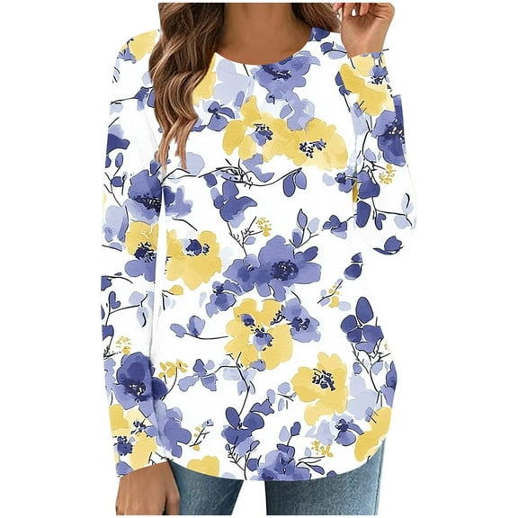 Long Sleeve Tops For Women Built In Bra Cotton Vneck Long Sleeve Shirts For Women Multi Pack Women Blouses Dressy Casual White Crew Neck Long Sleeve Tops Women Cotton