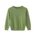 thumbnail image 1 of Long Sleeve Tops for Boys Girls Mock Neck Base Pullover Sweater Solid Color Soft Warm Thermal Fall Winter Clothes (3 Years, Pink), 1 of 4