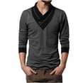 thumbnail image 1 of Long Sleeve Tops for Men Sweatshirts for Men Trendy Clearance Fleece Pullover Men Blue Men's Hoodies Graphic Black Sweaters for Men Button up, 1 of 6