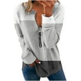 thumbnail image 1 of Long Sleeve Tops for Women Petite Clearance Tops for Women Fashion Tops Half Zip Round Neck Long Sleeve Tops, 1 of 5