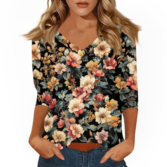 Long Sleeve Tunic Tops for Women M Camel