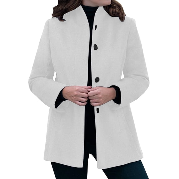 Long Sleeve Women Solid Color Hooded Top Lightweight Jacket Coat for Winter and Fall, Ideal for Casual Daily Use and Outdoor Wear,White,M