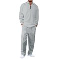 thumbnail image 1 of Long Sleeved Long Pants Two-piece Sports And Leisure Men's Suit, 1 of 5